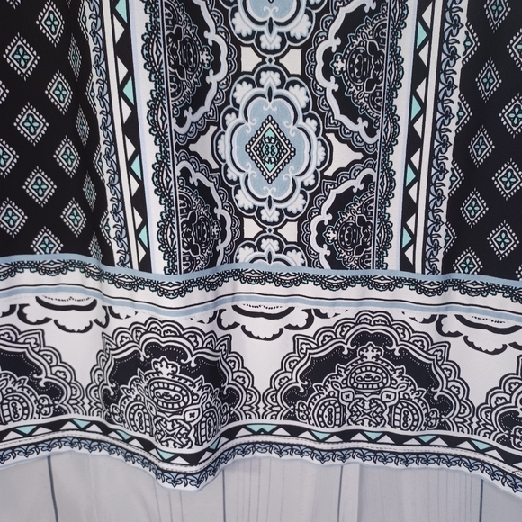 MSK multi pattern mini 70’s dress - Picture 5 of 10